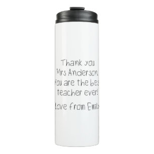 Berichtgevingshandschrift van uw kind  thermosbeker