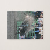 Berijd hen cowboy legpuzzel (Horizontaal)