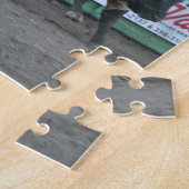 Berijd hen cowboy legpuzzel (Zijkant)