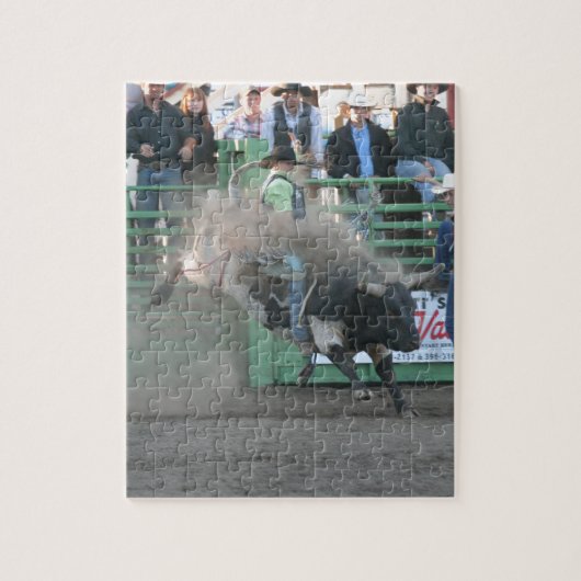 Berijd hen cowboy legpuzzel (Verticaal)