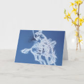 berijd hen kaart (Gele Bloem)