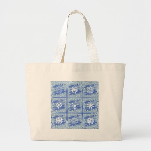 Berijpte Ruiten II Grote Tote Bag (Voorkant)