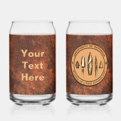 Beringia School of Lithic Technology Blikvorm Glas (Achterkant)