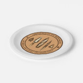 Beringia School of Lithic Technology Papieren Bordje (Gekanteld)