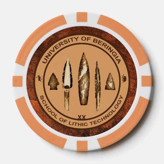 Beringia School of Lithic Technology Poker Chips (Voorkant)