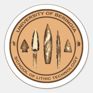Beringia School of Lithic Technology Ronde Sticker