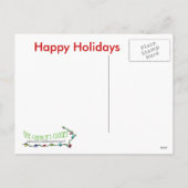 berk bomen feestdagenkaart (Achterkant)