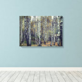 berk bos herfst foto single canvas afdruk (Insitu (Houten vloer))