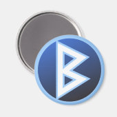 Berkana Beorc Rune Magneet (Voorkant / Achterkant)