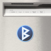 Berkana Beorc Rune Magneet (Insitu (Vaatwasser))
