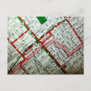 Berkeley, CA Carte Vintage