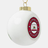 Berkeley California Keramische Bal Ornament (Links)
