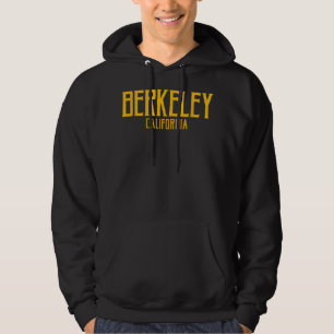 Berkeley California tekst Amber Print Hoodie