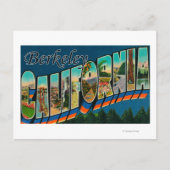 Berkeley, Californië - Grote Letter-scènes Briefkaart (Voorkant)