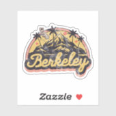 Berkeley, Californië Sticker (Vel)
