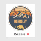 Berkeley, Californië Sticker (Vel)