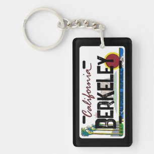 Berkeley Californië vlag kenteken plaquette sleute Sleutelhanger
