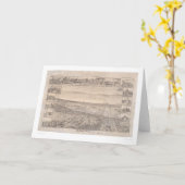 Berkeley, carte panoramique 1891 (0099A) de CA - (Fleur jaune)