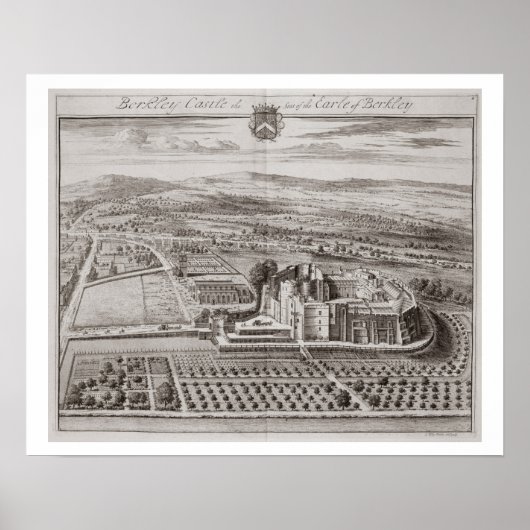 Berkeley Castle, Seat of the Earl of Berkeley Poster (Voorkant)
