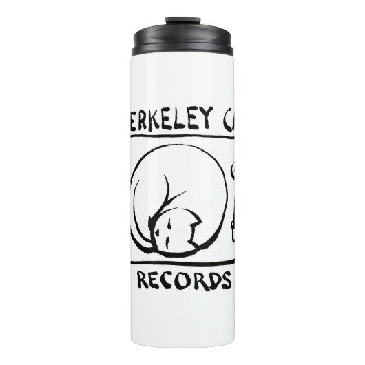 Berkeley Cat Logo merch Thermosbeker (Voorkant)