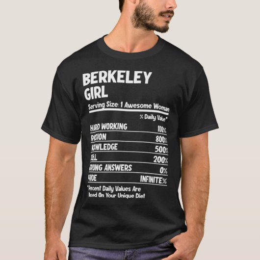 Berkeley Girl T-shirt (Voorkant)