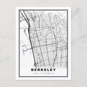 Berkeley Map Briefkaart