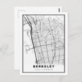 Berkeley Map Briefkaart (Voorkant / Achterkant)