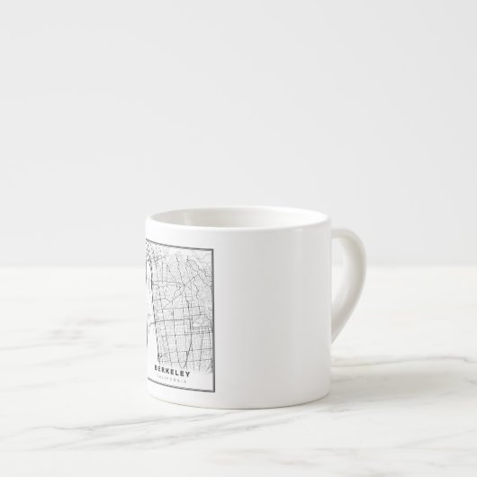 Berkeley Map Espresso Kop (Voorkant rechts)
