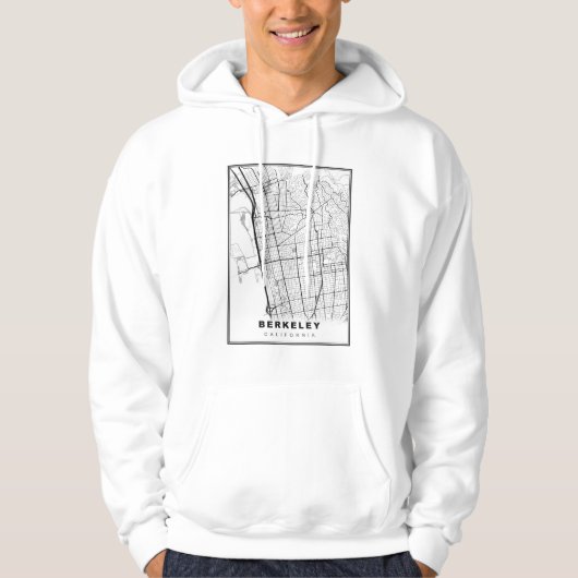 Berkeley Map Hoodie (Voorkant)