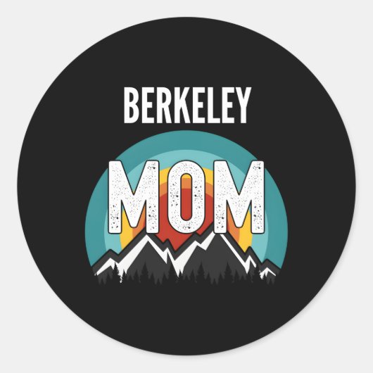 Berkeley Moeder Moederdag 2021 Ronde Sticker (Voorkant)