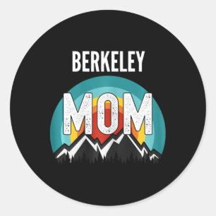 Berkeley Mom Mama Mom Moederdag Ronde Sticker