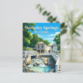 Berkeley Springs State Park VS Briefkaart (Staand voorkant)