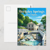 Berkeley Springs State Park VS Briefkaart (Voorkant / Achterkant)