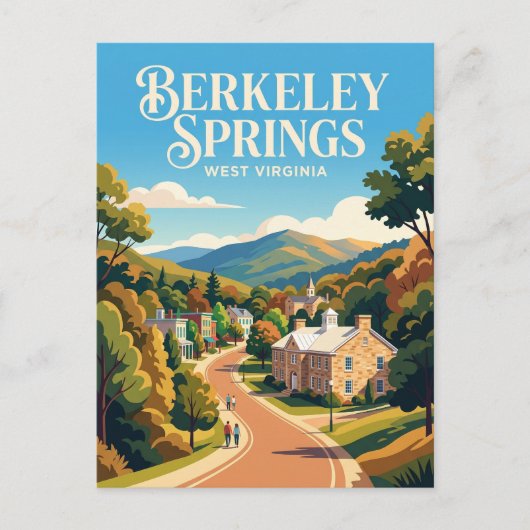 Berkeley Springs VS Briefkaart (Voorkant)