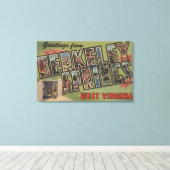 Berkeley Springs, West Virginia Canvas Afdruk (Insitu (Houten vloer))