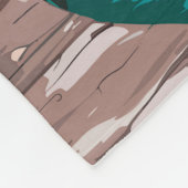 Berkeley Springs West Virginia Illustratie Reizen Fleece Deken (Hoek)