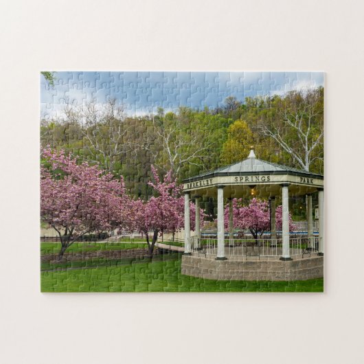 Berkeley Virginia in de lente. Legpuzzel (Horizontaal)