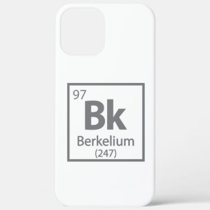 Berkelium - Berkeley Science Periodic Table iPhone 12 Pro Max Hoesje