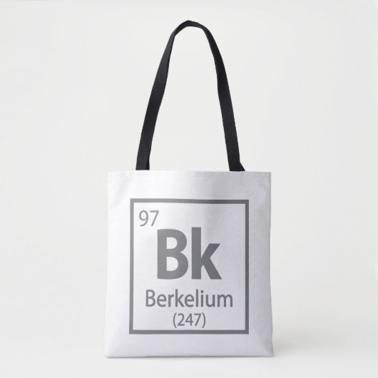 Berkelium - Berkeley Science Periodic Table Draagtas (Voorkant)