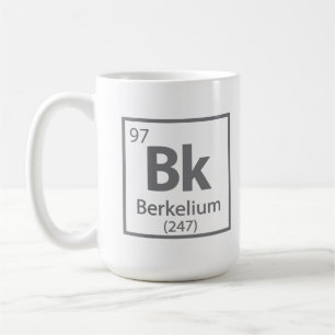 Berkelium - Berkeley Science Periodic Table Koffiemok