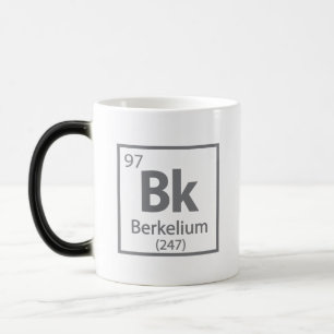 Berkelium - Berkeley Science Periodic Table Magische Mok