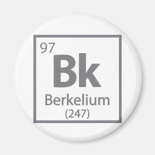 Berkelium - Berkeley Science Periodic Table Magneet