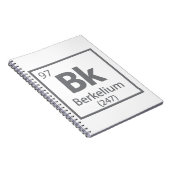 Berkelium - Berkeley Science Periodic Table Notitieboek (Rechterzijde)
