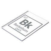 Berkelium - Berkeley Science Periodic Table Notitieboek (Linkerzijde)