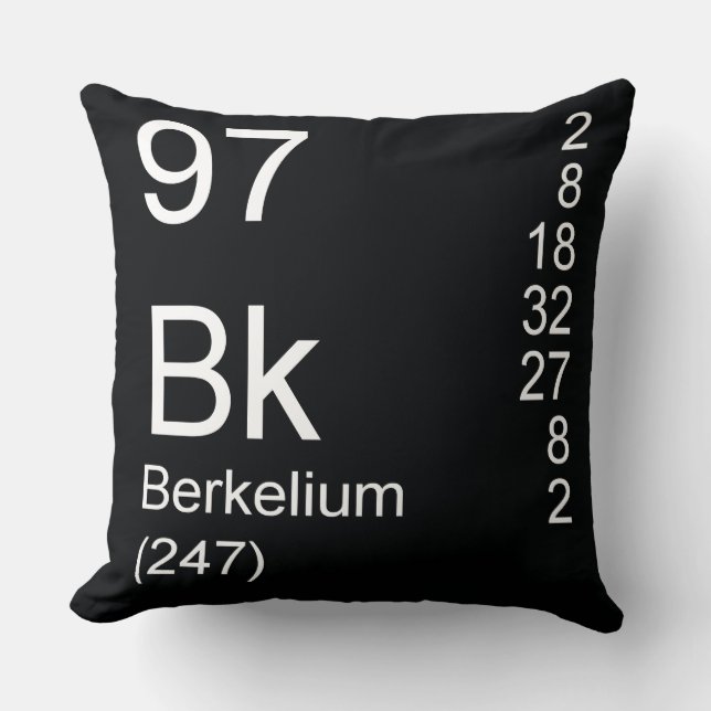 Berkelium Kussen (Voorkant)