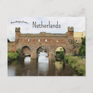 Berkelpoort Zutphen Nederland Briefkaart