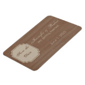 Berken Hout Schoonheid Herfst Bruiloft Save the Da Magneet (Linkerzijde)