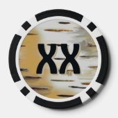 Berkenbast Poker Chips (Achterkant)