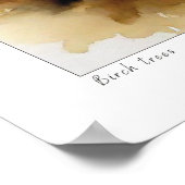 Berkenbomen in Waterverf - Print (Hoek)