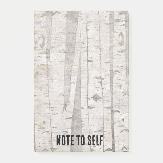 Berkenbomen Post-it® Notes (Voorkant)